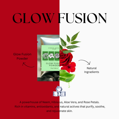 Floral Fusion – Skincare Ice Therapy Sachets (Neem, Hibiscus, Aloe Vera & Rose)