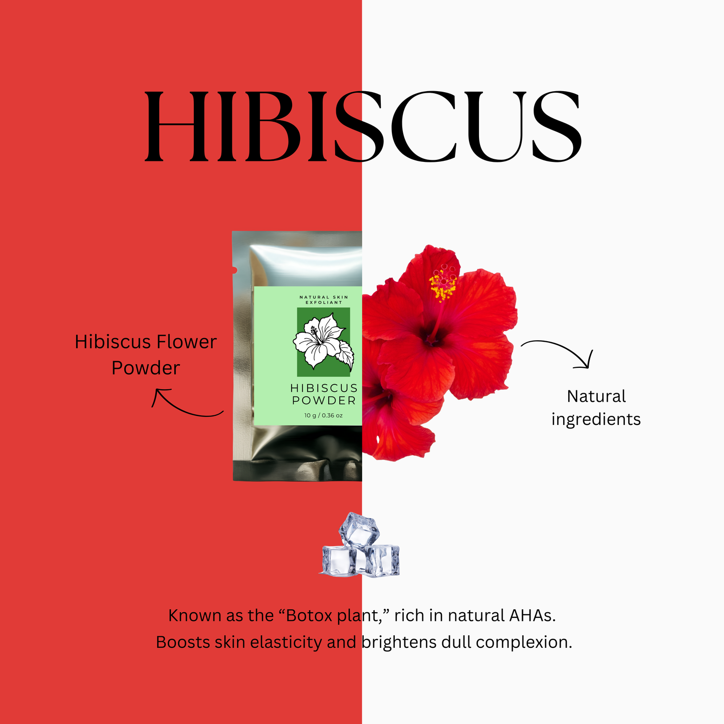 Floral Fusion – Skincare Ice Therapy Sachets (Neem, Hibiscus, Aloe Vera & Rose)